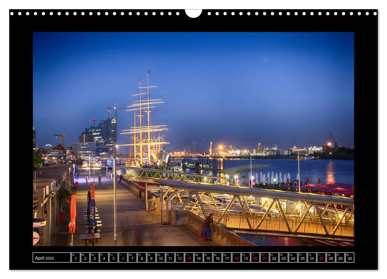 Bild: 9783435633654 | Rund um den Hamburger Hafen (Wandkalender 2025 DIN A3 quer),...