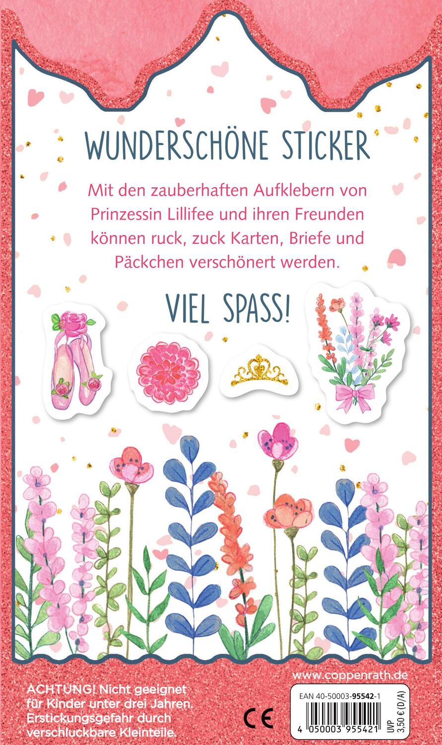 Rückseite: 4050003955421 | Sticker (Prinzessin Lillifee) | Monika Finsterbusch | Taschenbuch