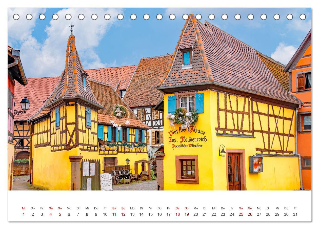 Bild: 9783435017157 | Eguisheim - Märchendorf im Elsass (Tischkalender 2025 DIN A5 quer),...