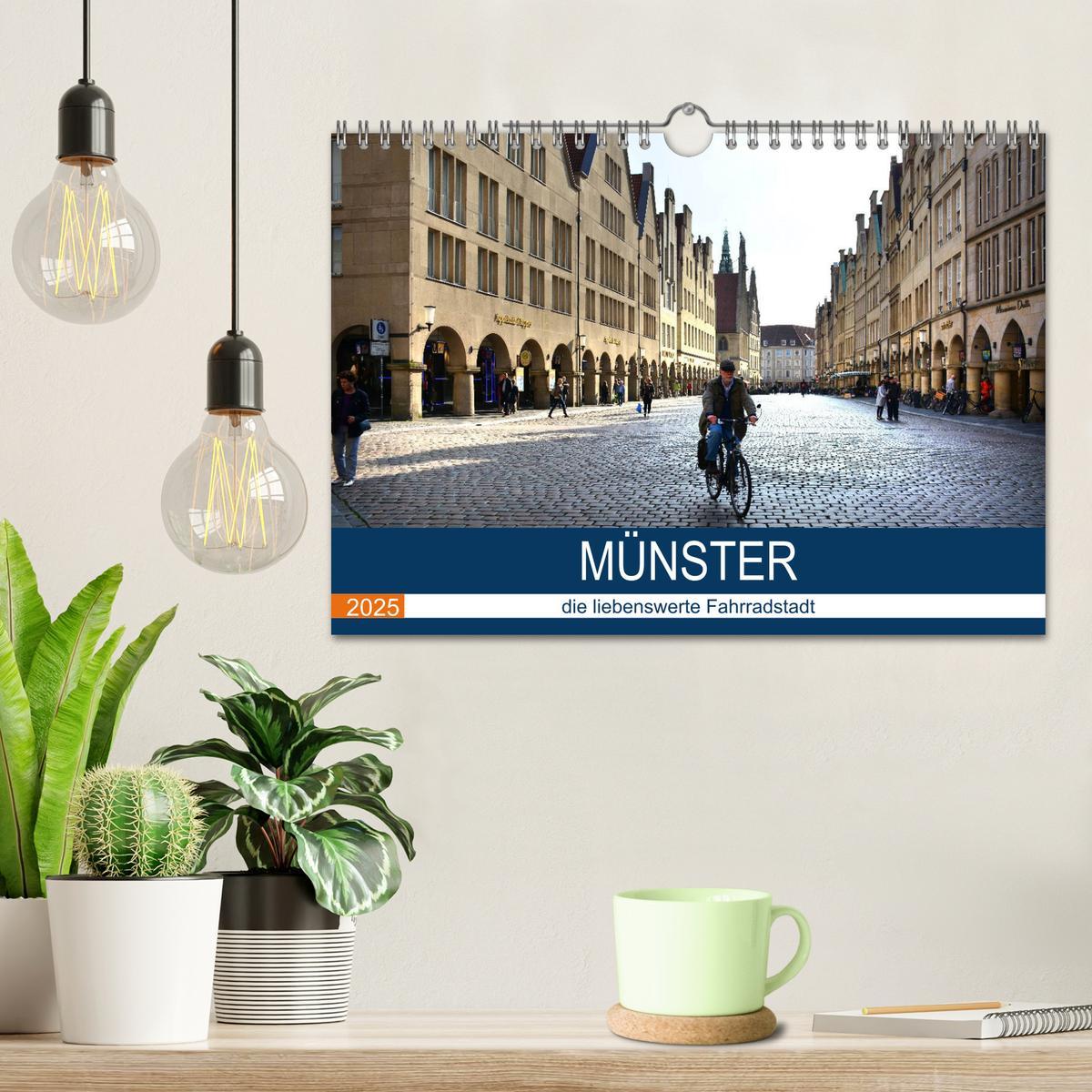 Bild: 9783435315758 | Münster - die liebenswerte Fahrradstadt (Wandkalender 2025 DIN A4...