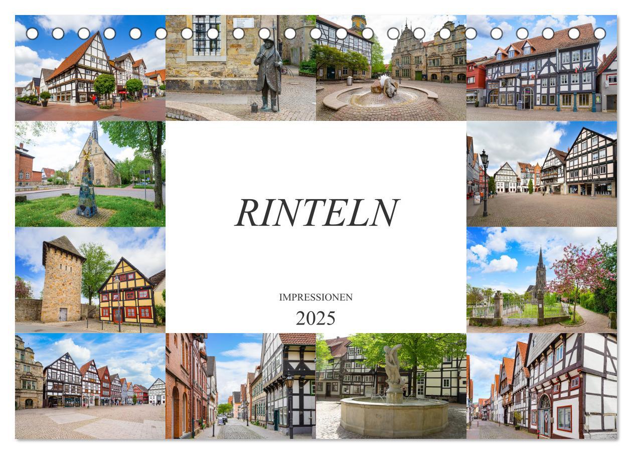 Cover: 9783435021864 | Rinteln Impressionen (Tischkalender 2025 DIN A5 quer), CALVENDO...