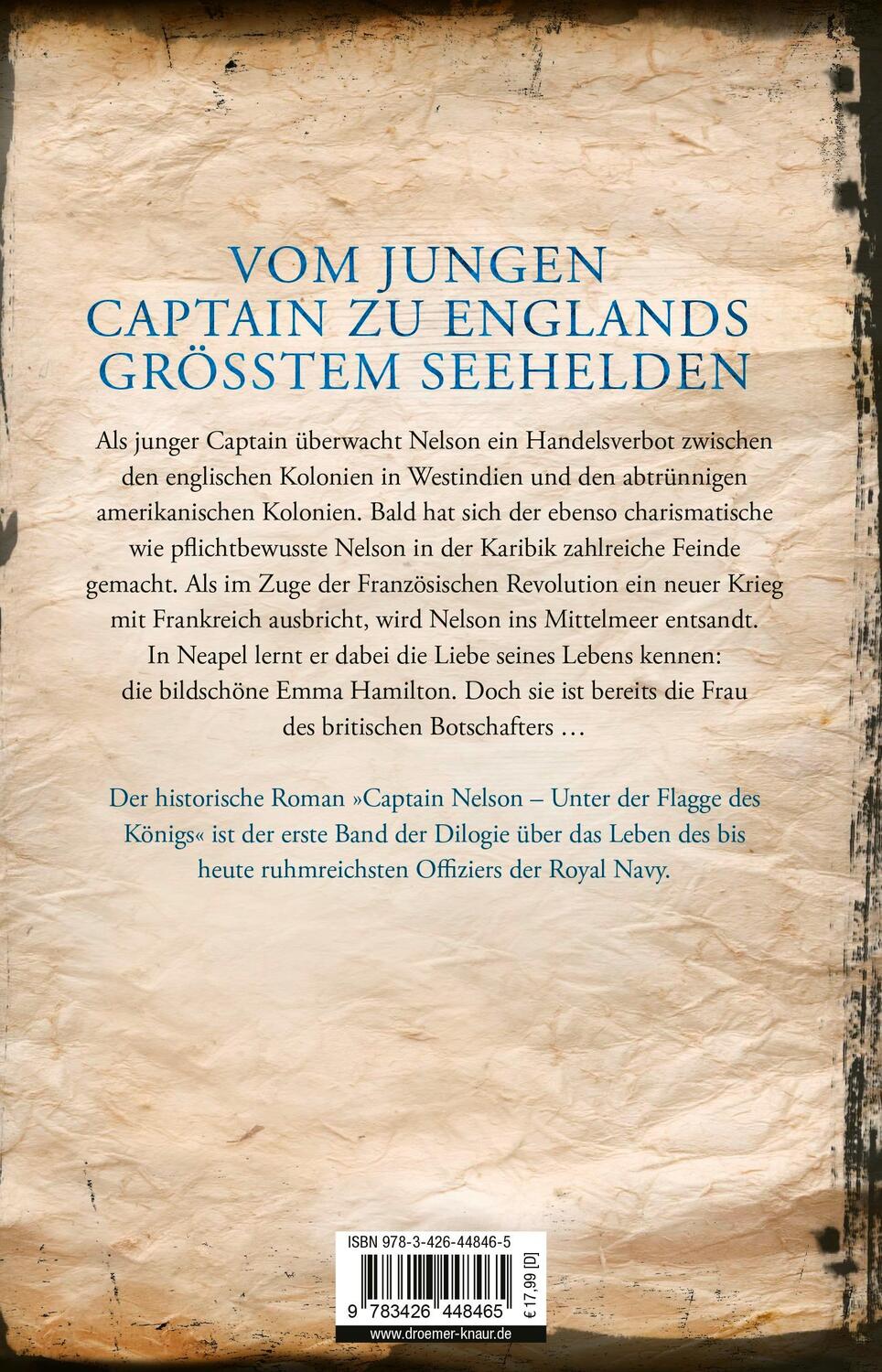 Rückseite: 9783426448465 | Captain Nelson - Unter der Flagge des Königs | Mac P. Lorne | Buch