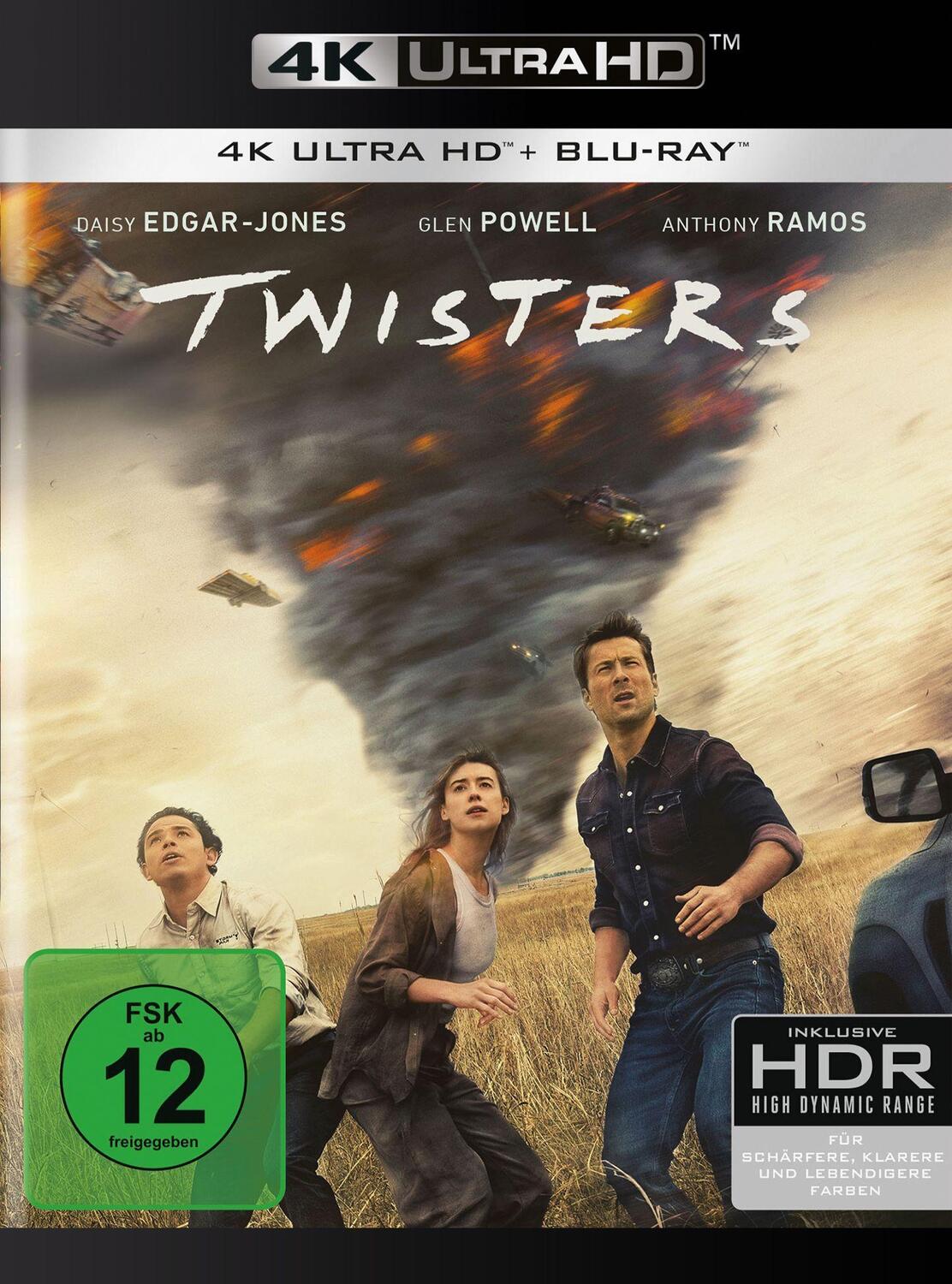 Cover: 5051890339614 | Twisters - 4K UHD | Daisy Edgar-Jones | Blu-ray Disc | 2 Blu-ray Discs