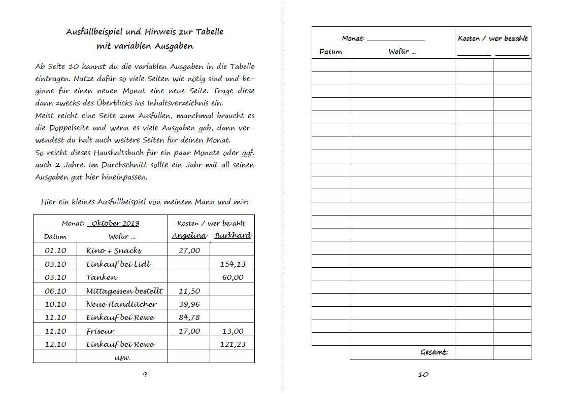 Bild: 9783967380446 | Haushaltsbuch zum Eintragen der Ausgaben | Angelina Schulze | Buch