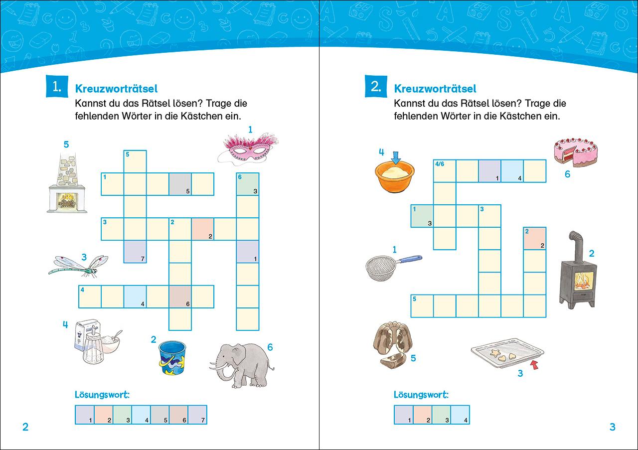 Bild: 9783743213951 | Leselöwen Kreuzworträtsel für Leseprofis - 2. Klasse (Sonnengelb)