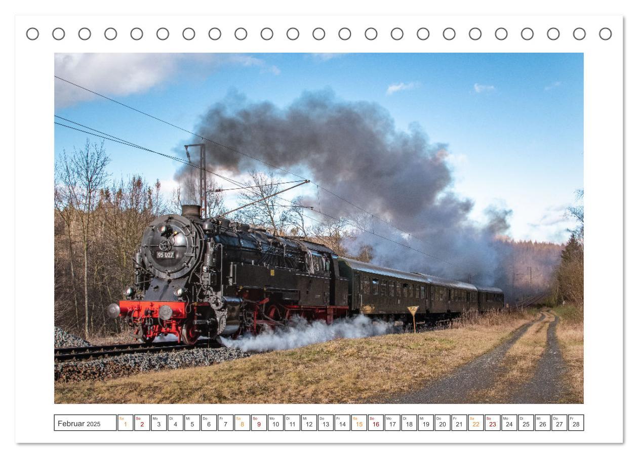 Bild: 9783383859151 | Museumsbahnen auf Tour (Tischkalender 2025 DIN A5 quer), CALVENDO...