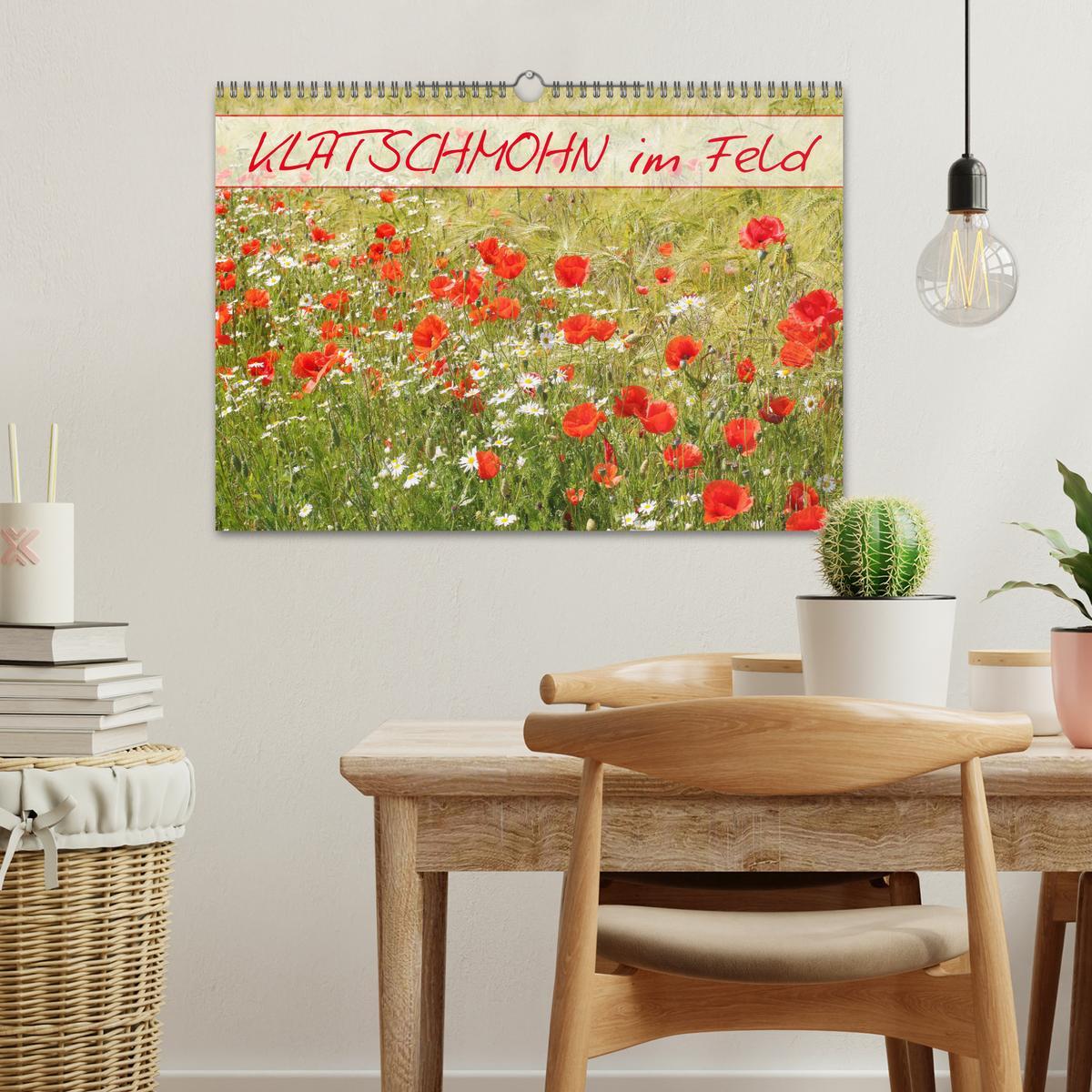 Bild: 9783435288137 | Klatschmohn im Feld (Wandkalender 2025 DIN A3 quer), CALVENDO...