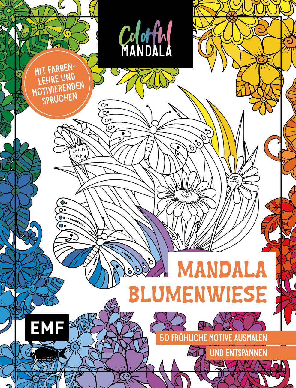 Cover: 9783745916041 | Colorful Mandala - Mandala - Blumenwiese | Taschenbuch | 96 S. | 2023