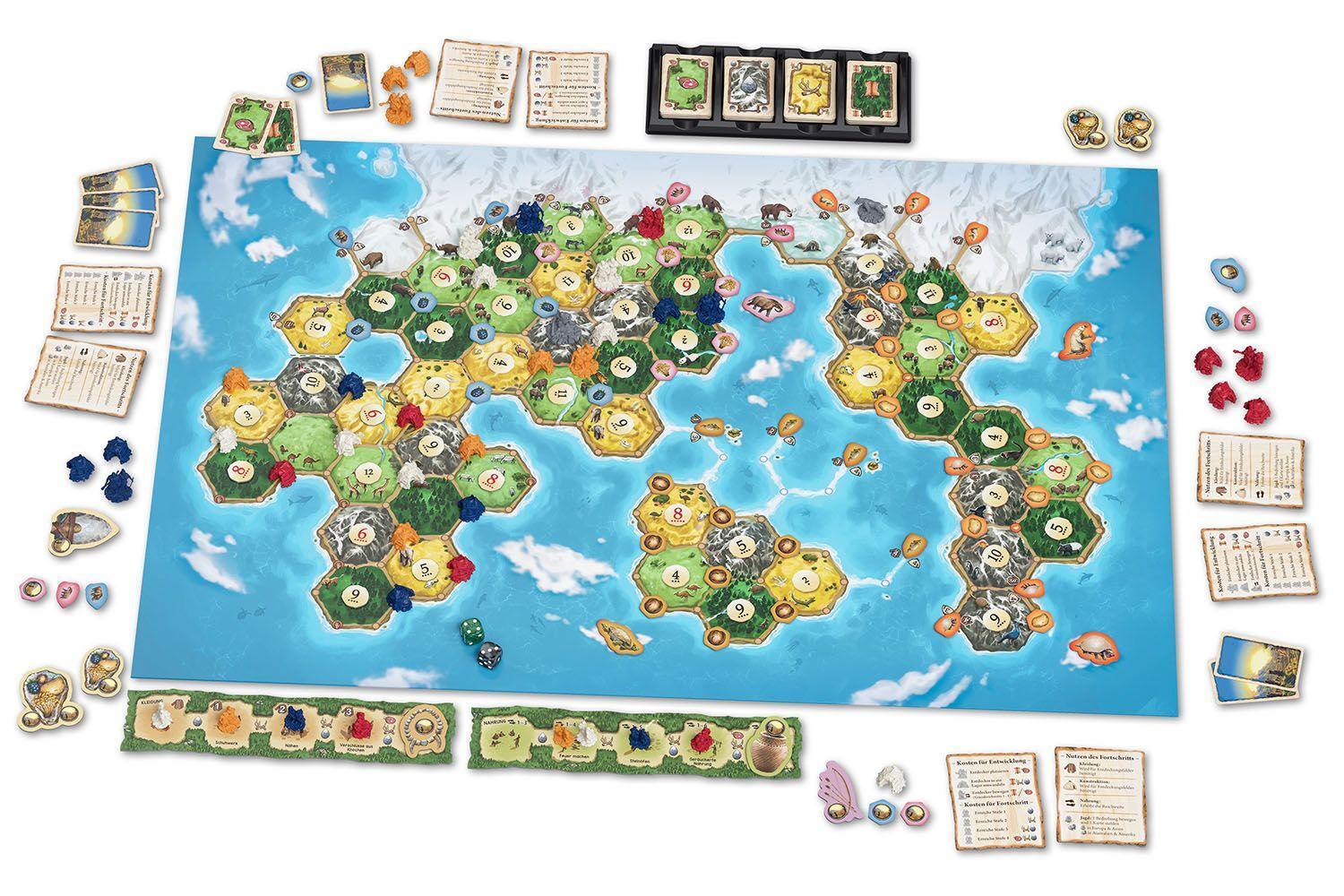 Bild: 4002051683221 | CATAN - Aufbruch der Menschheit | Klaus Teuber (u. a.) | Spiel | 2022