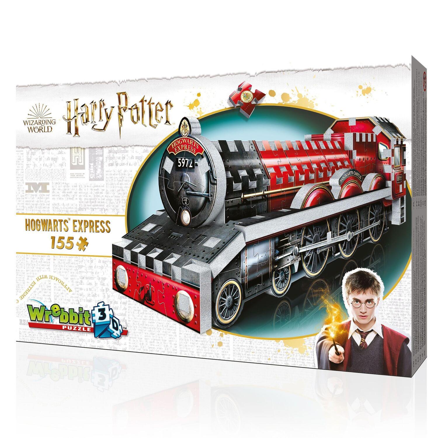 Bild: 665541002014 | Hogwarts Express Harry Potter. 3D-PUZZLE (155 Teile) | Spiel | Deutsch