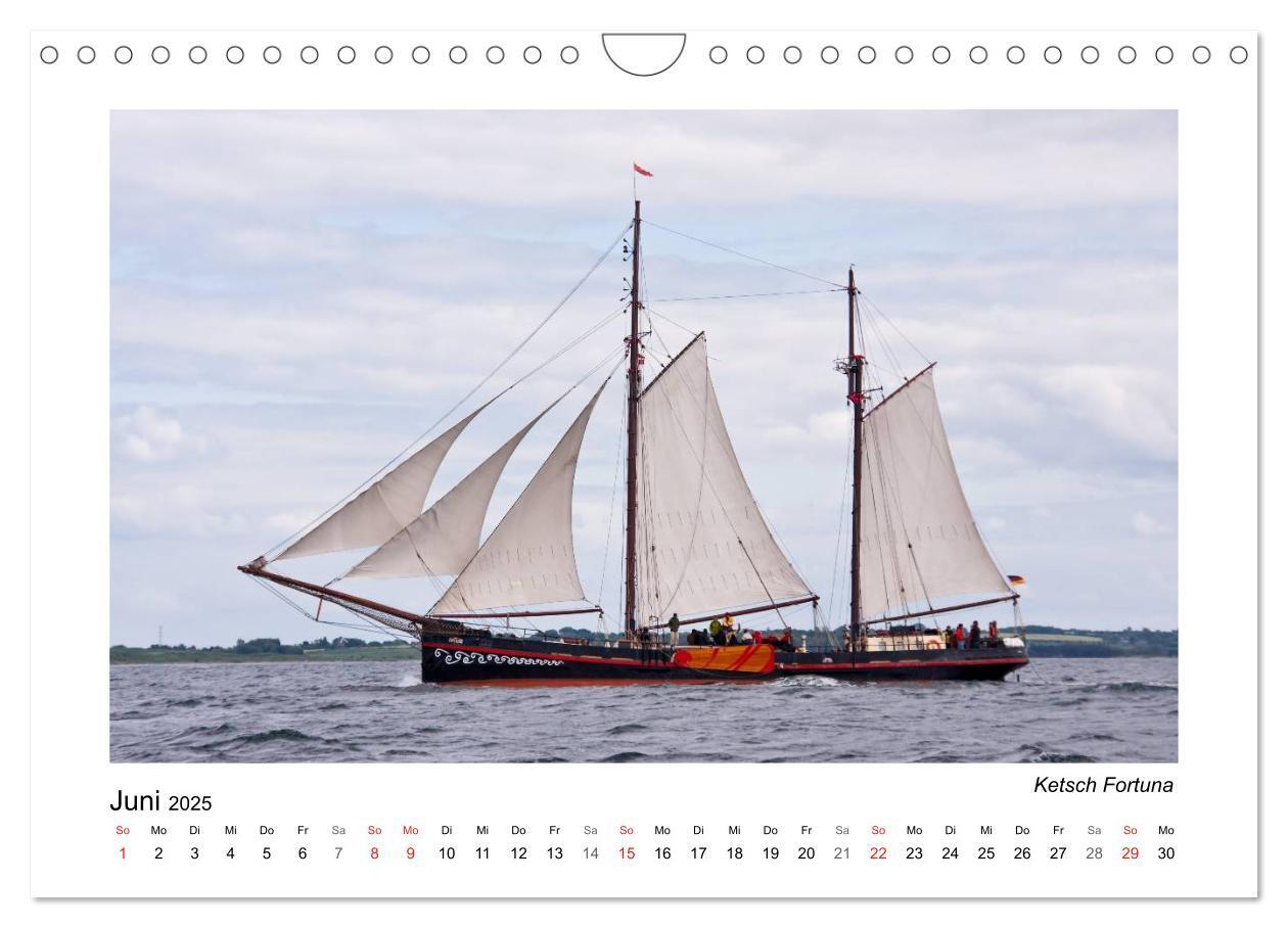 Bild: 9783435504831 | Traditionsschiffe auf der Ostsee (Wandkalender 2025 DIN A4 quer),...