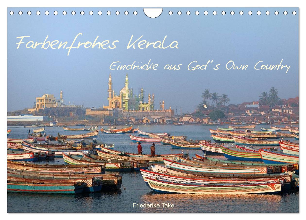 Cover: 9783435833719 | Farbenfrohes Kerala - Eindrücke aus God´s Own Country (Wandkalender...