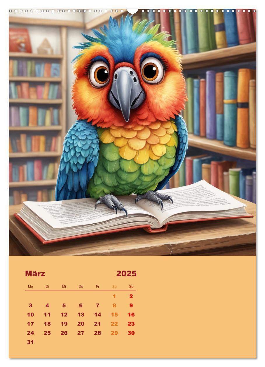 Bild: 9783457150290 | Diese schrägen Vögel (Wandkalender 2025 DIN A2 hoch), CALVENDO...