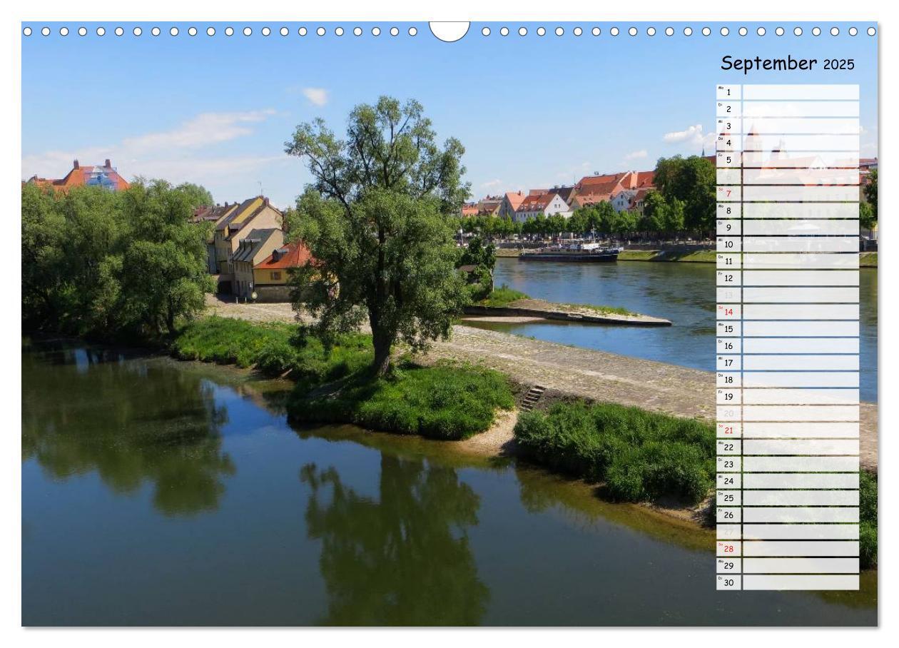 Bild: 9783435502042 | Regensburg erleben (Wandkalender 2025 DIN A3 quer), CALVENDO...