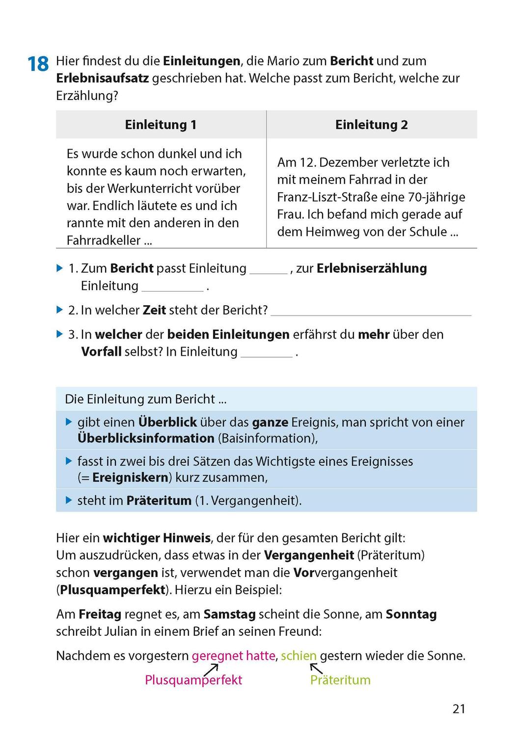 Bild: 9783881002264 | Bericht. Aufsatz 5.-7. Klasse | Gerhard Widmann | Taschenbuch | 2001