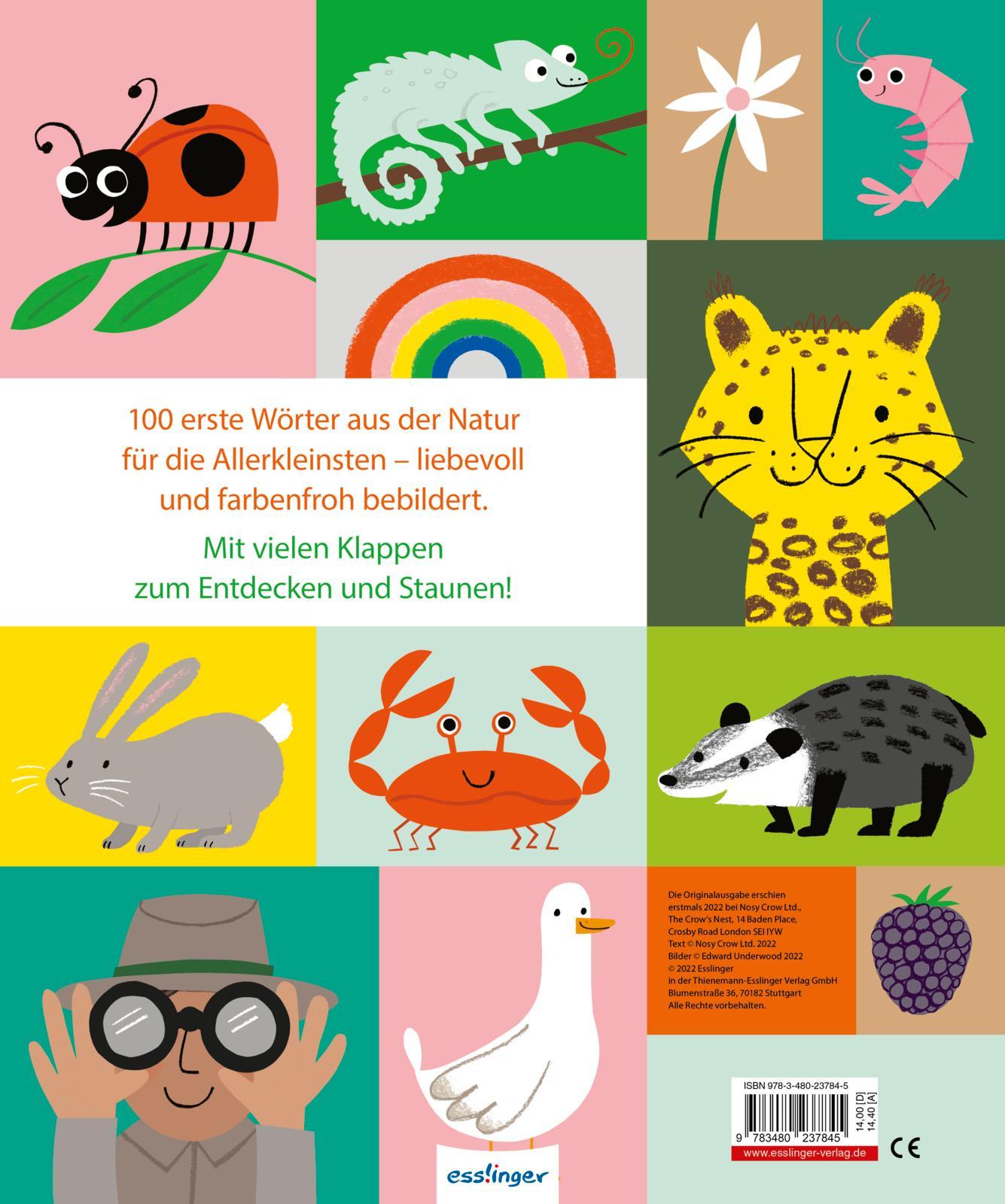 Rückseite: 9783480237845 | 100 erste Wörter - Natur | Edward Underwood | Buch | 100 erste Wörter