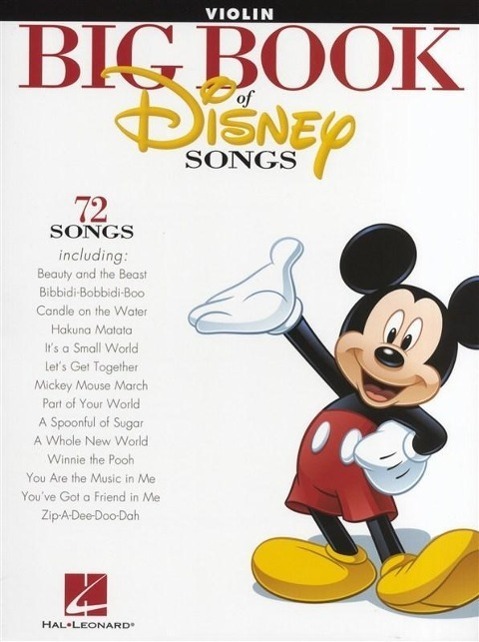 Cover: 9781458411389 | The Big Book of Disney Songs | 72 Songs - Violin | Corporation | Buch