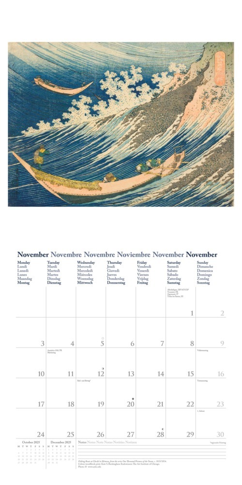 Bild: 4002725994042 | N NEUMANNVERLAGE - Hokusai 2025 Broschürenkalender, 30x30cm,...