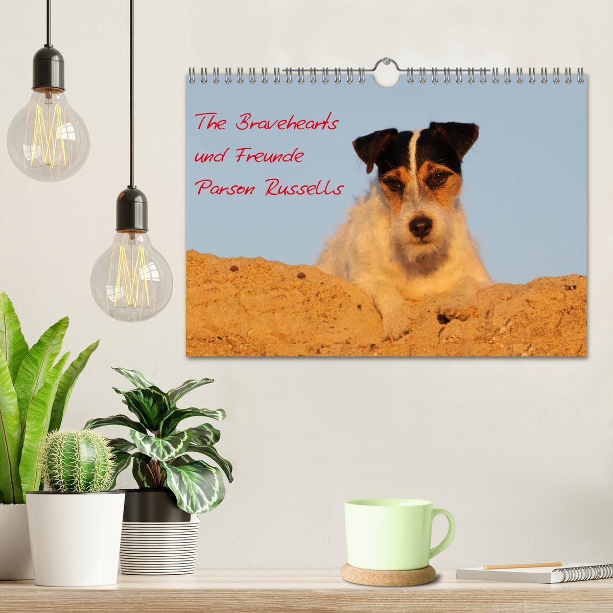 Bild: 9783435518173 | The Bravehearts und Freunde - Parson Russells (Wandkalender 2025...