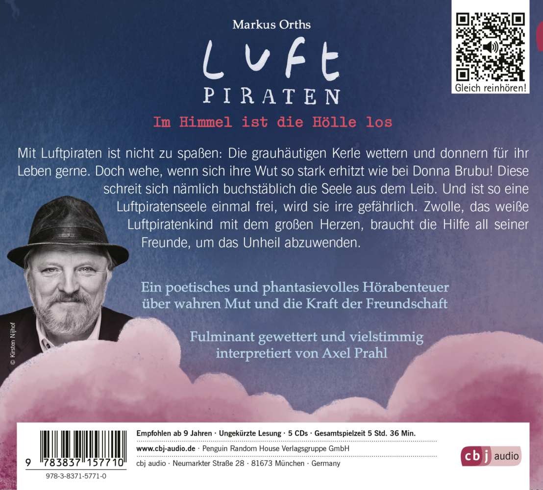 Bild: 9783837157710 | Luftpiraten. Im Himmel ist die Hölle los, 5 Audio-CD | Markus Orths