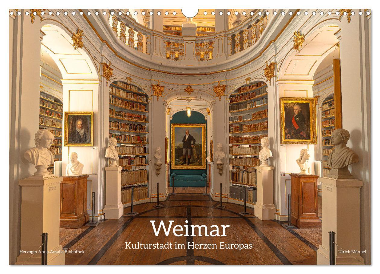 Cover: 9783383890154 | Weimar - Kulturstadt im Herzen Europas (Wandkalender 2025 DIN A3...