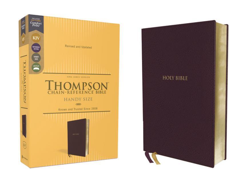 Cover: 9780310459088 | Kjv, Thompson Chain-Reference Bible, Handy Size, Leathersoft,...