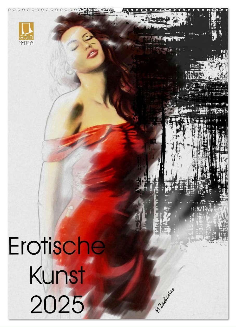 Cover: 9783457016114 | Erotische Kunst 2025 (Wandkalender 2025 DIN A2 hoch), CALVENDO...