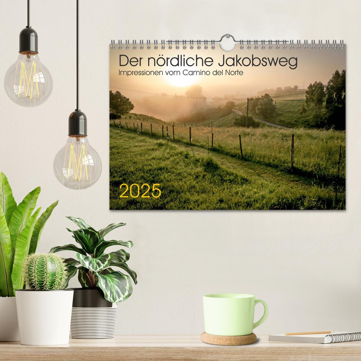 Bild: 9783435246113 | Der nördliche Jakobsweg (Wandkalender 2025 DIN A4 quer), CALVENDO...