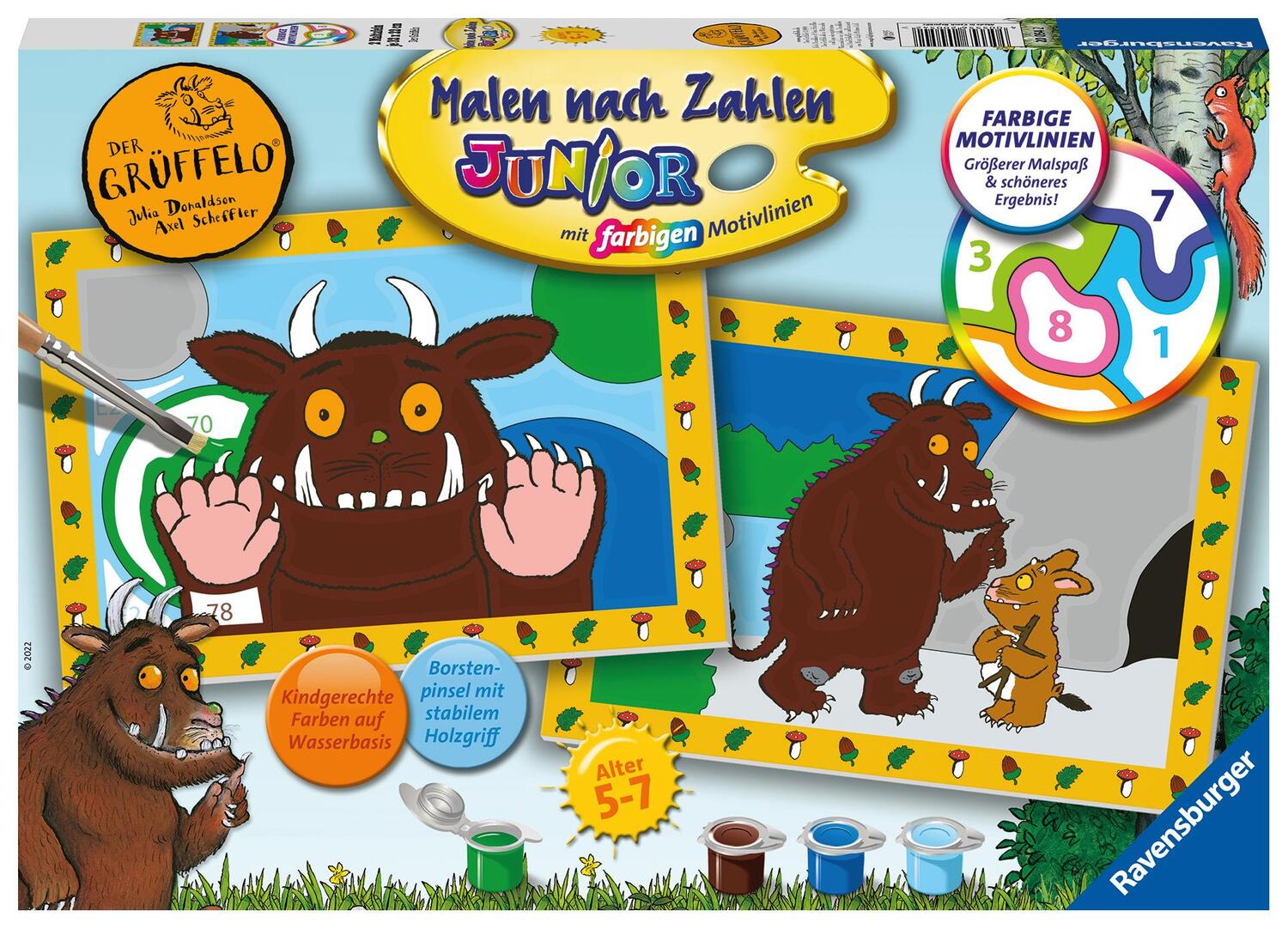 Cover: 4005556200542 | Ravensburger Malen nach Zahlen 20054 - Der Grüffelo - Kinder 5-7...