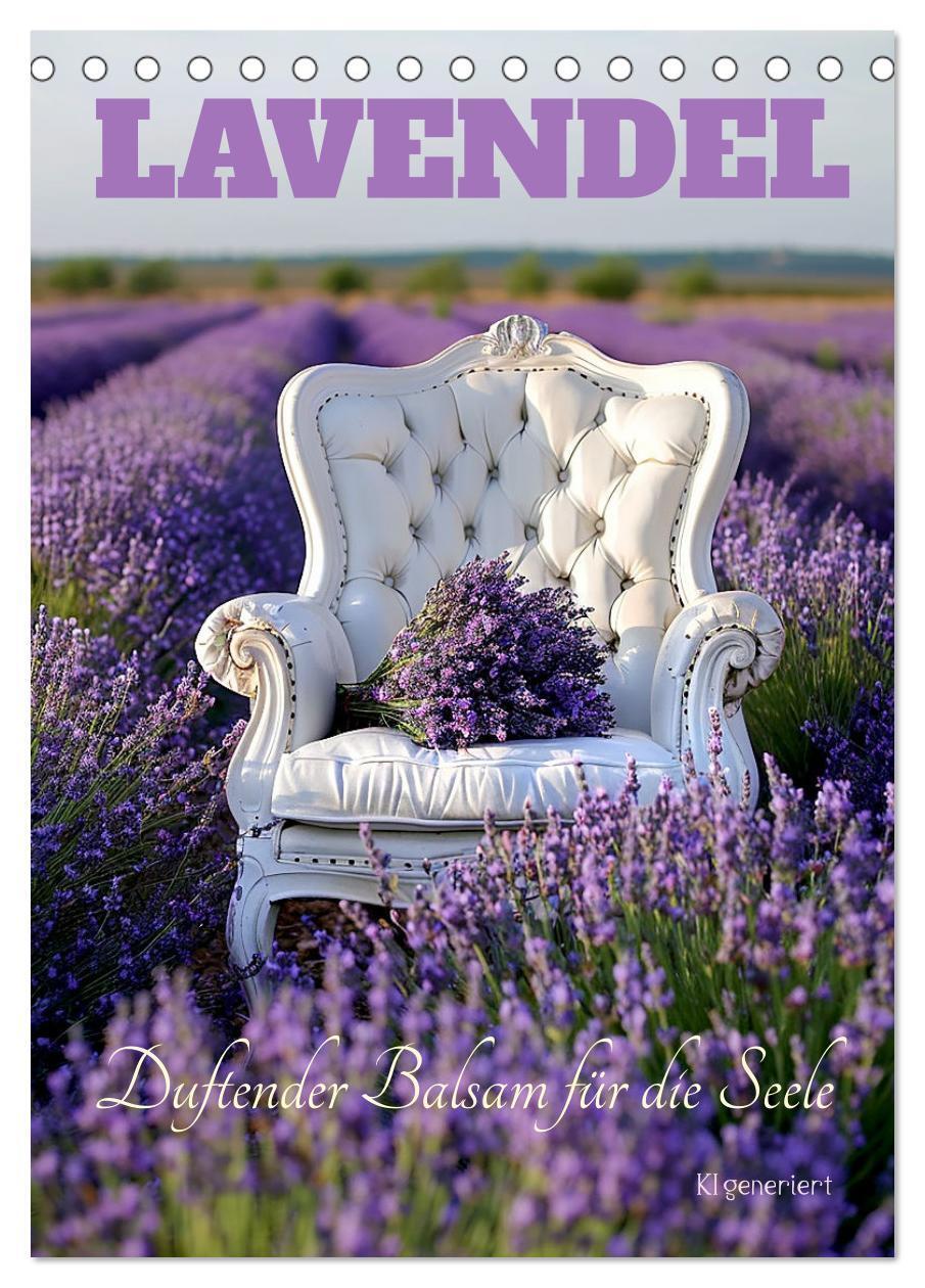 Cover: 9783383827402 | Lavendel (Tischkalender 2025 DIN A5 hoch), CALVENDO Monatskalender