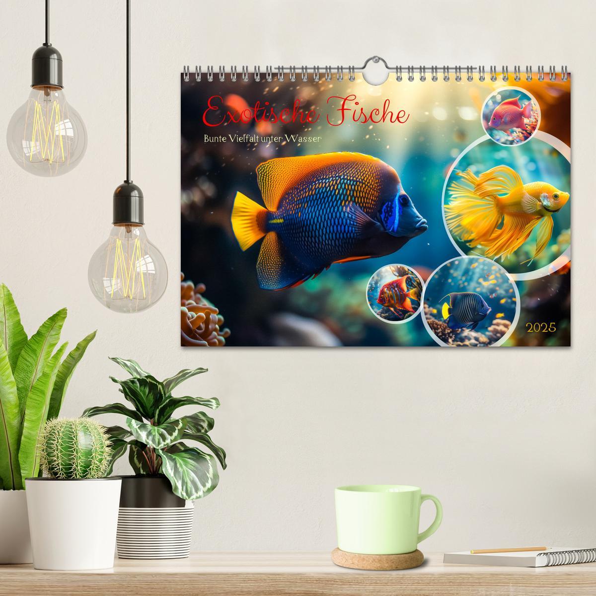 Bild: 9783383784347 | Exotische Fische (Wandkalender 2025 DIN A4 quer), CALVENDO...