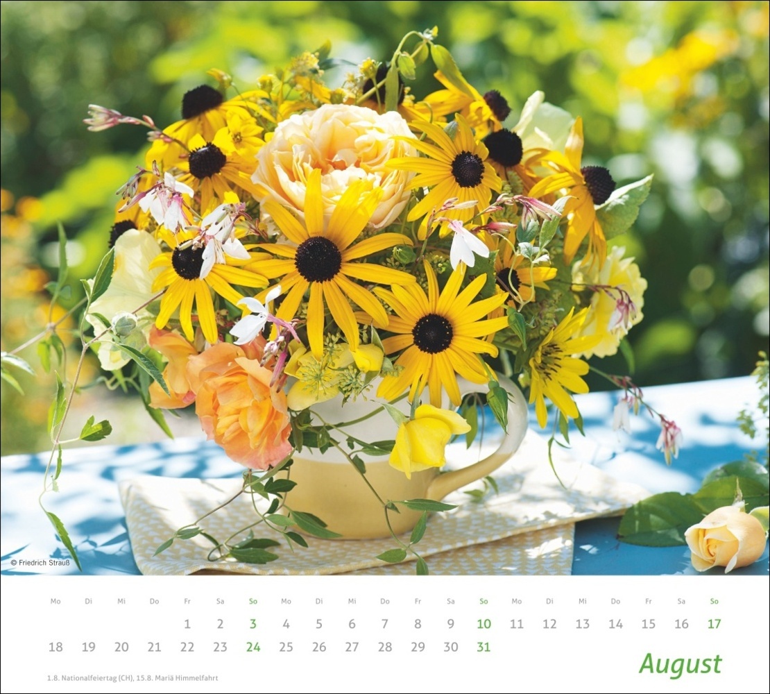 Bild: 9783756406876 | Blumen Bildkalender 2025 | Kalender | Spiralbindung | 14 S. | Deutsch