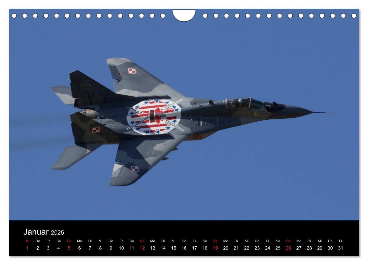 Bild: 9783435479559 | Militärflugzeuge 2025 (Wandkalender 2025 DIN A4 quer), CALVENDO...