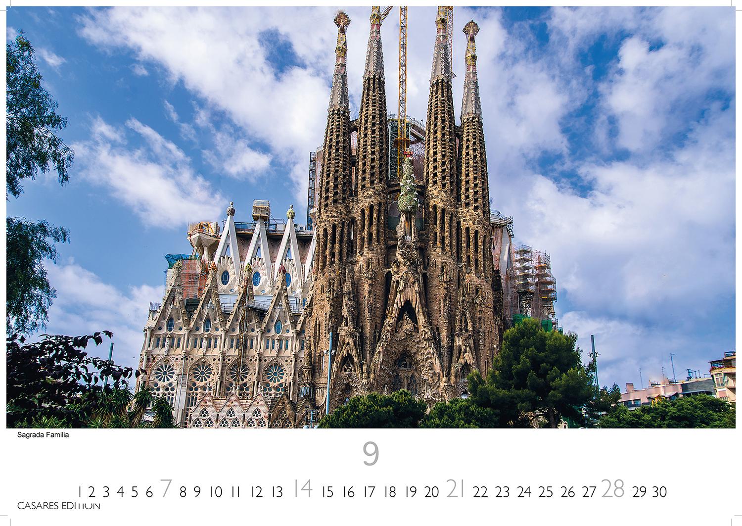 Bild: 9781835240281 | Barcelona 2025 L 35x50cm | H. W. Schawe | Kalender | 14 S. | Deutsch