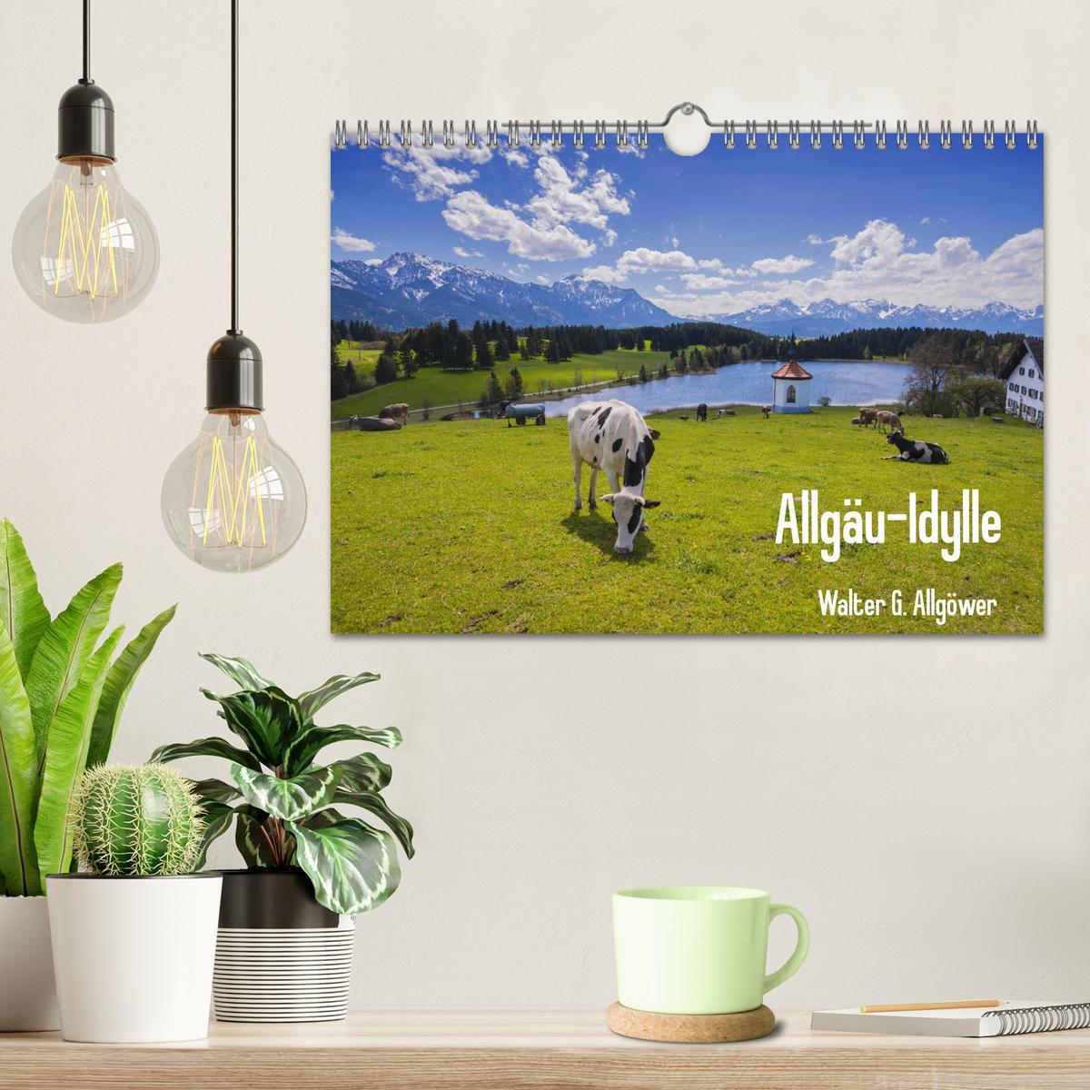 Bild: 9783435399765 | Allgäu-Idylle (Wandkalender 2025 DIN A4 quer), CALVENDO Monatskalender