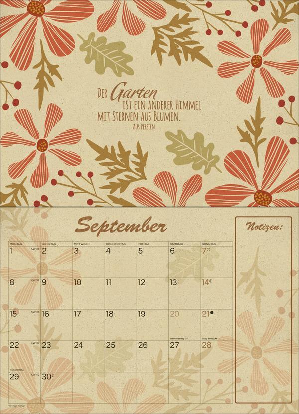 Bild: 9783731879855 | Natural Art Graspapier 2025 | Verlag Korsch | Kalender | 13 S. | 2025