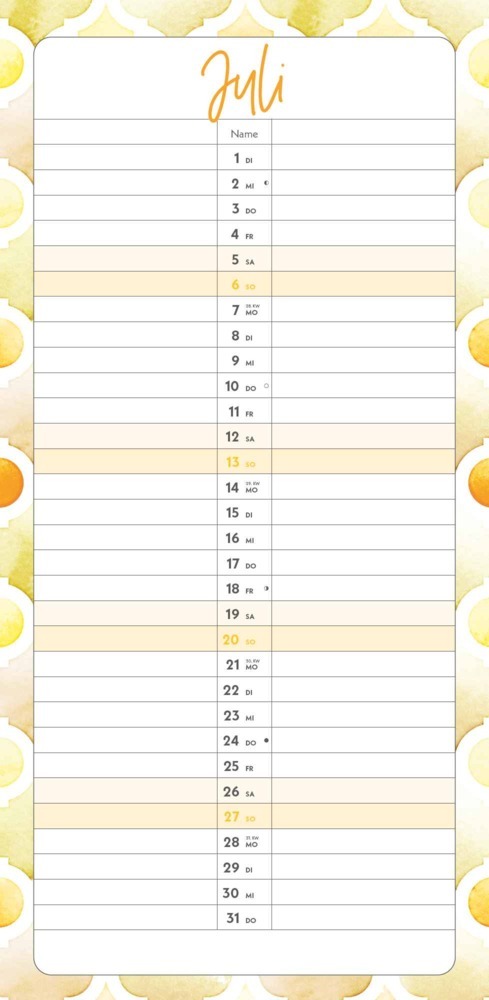 Bild: 4251732341275 | Termine für 2 Colour 2025 Familienplaner - Timer - Termin-Planer -...