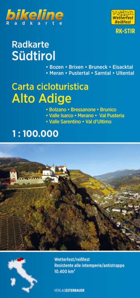 Cover: 9783850007474 | Bikeline Radkarte Südtirol. Carta cicloturistica Alto Adige | Verlag