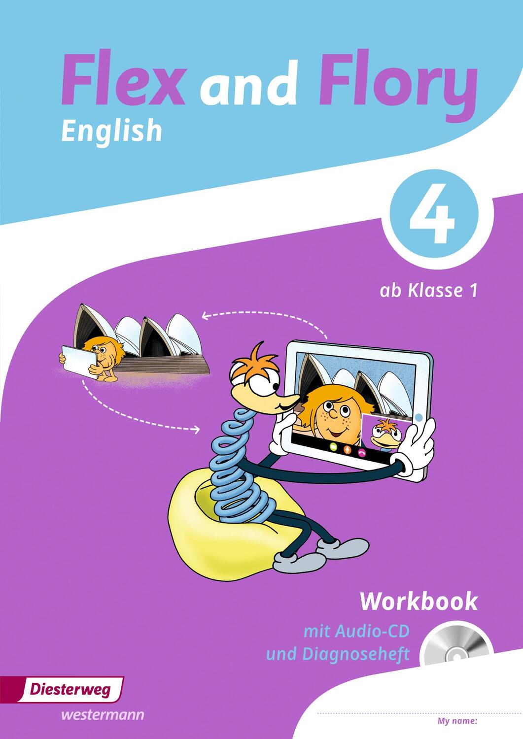 Cover: 9783425057378 | Flex and Flory 1 - 4. Workbook 4 mit Schüler-Audio-CD und Diagnoseheft