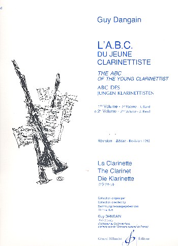 Cover: 9790043017967 | L'Abc Du Jeune Clarinettiste Volume 2 | Guy Dangain | Buch