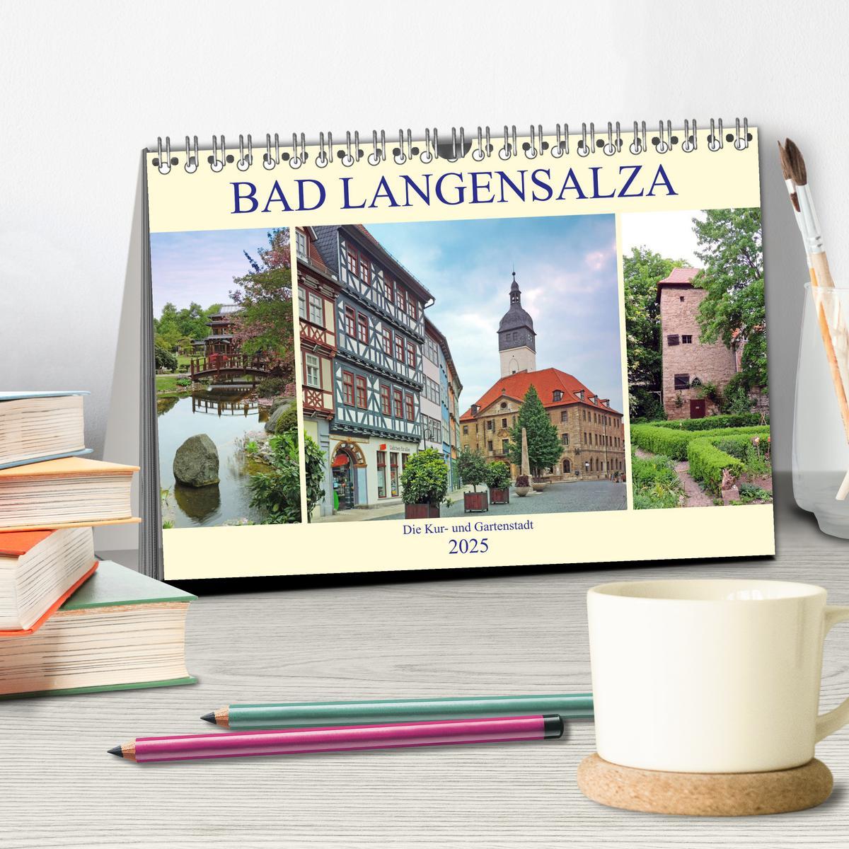 Bild: 9783435459773 | Bad Langensalza - Die Kur- und Gartenstadt (Tischkalender 2025 DIN...