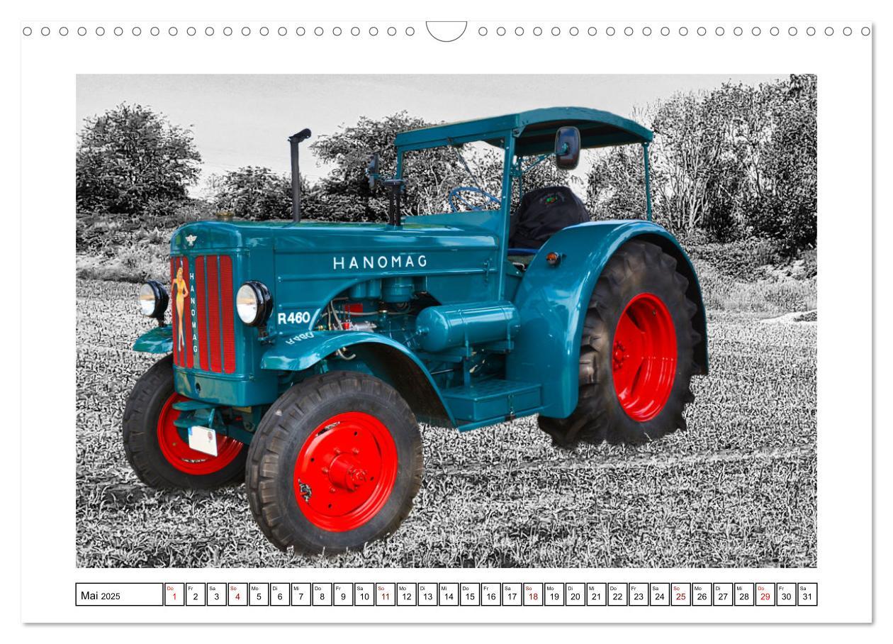 Bild: 9783383942808 | HANOMAG und LANZ Oldtimer Modelle (Wandkalender 2025 DIN A3 quer),...