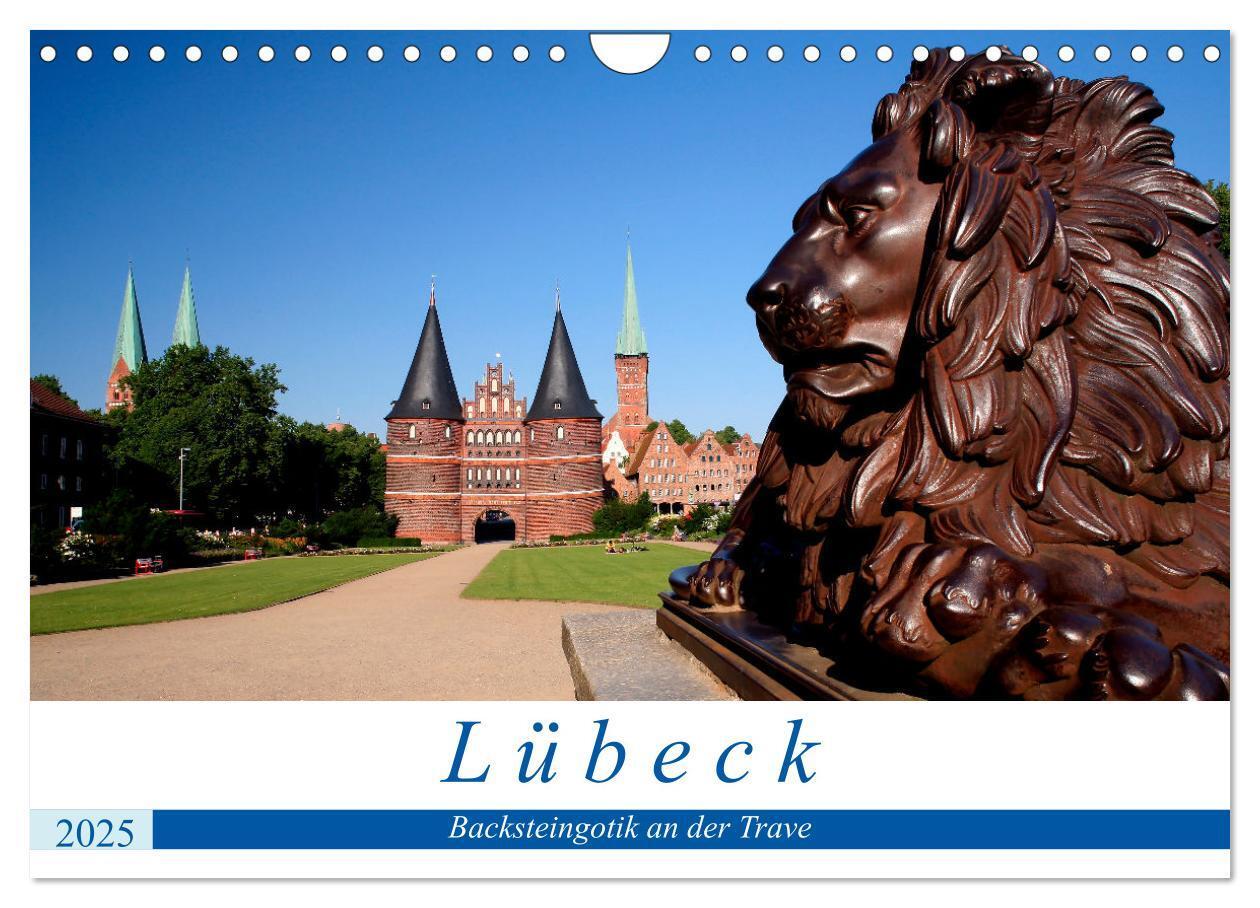 Cover: 9783435067213 | Lübeck Backsteingotik an der Trave (Wandkalender 2025 DIN A4 quer),...