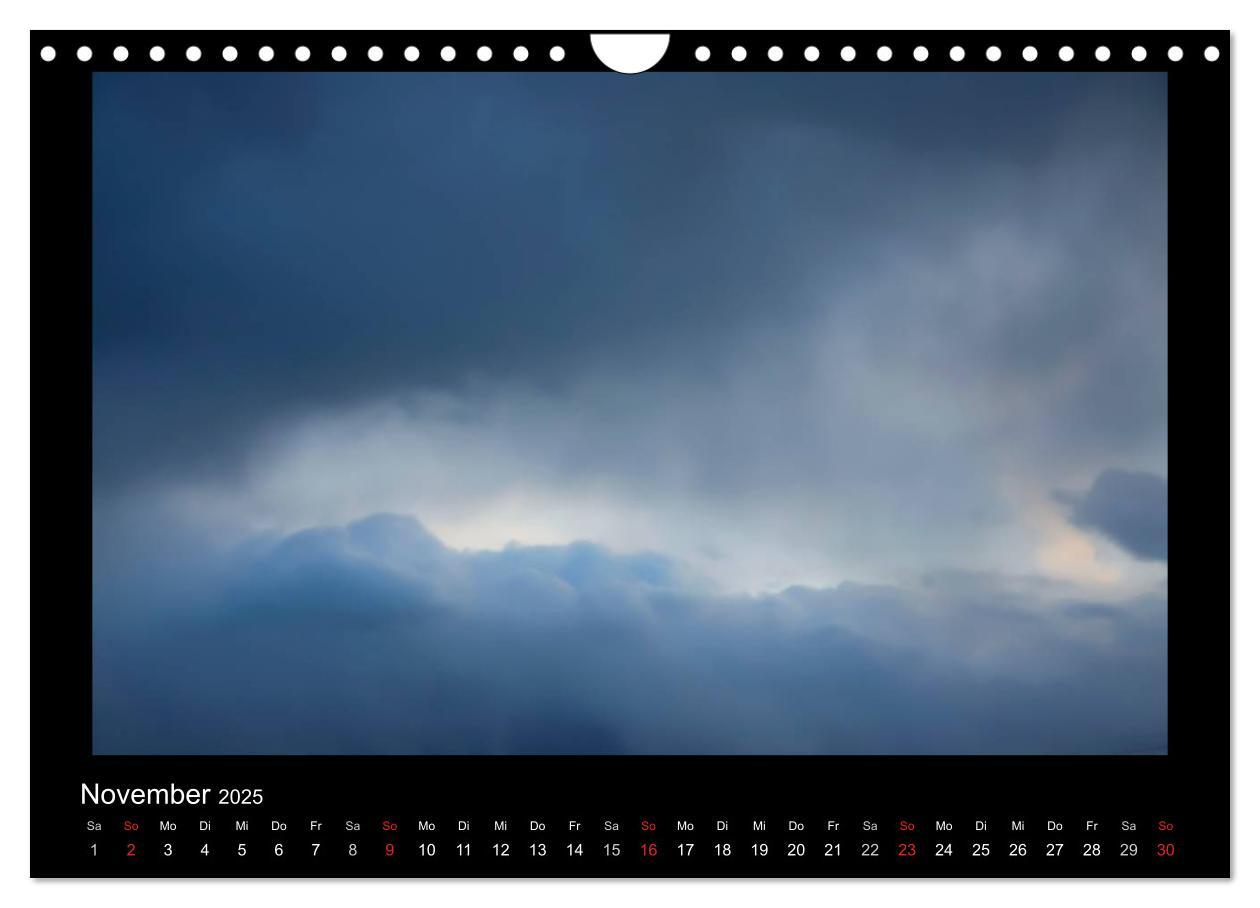 Bild: 9783435832828 | Wolkenbilder (Wandkalender 2025 DIN A4 quer), CALVENDO Monatskalender