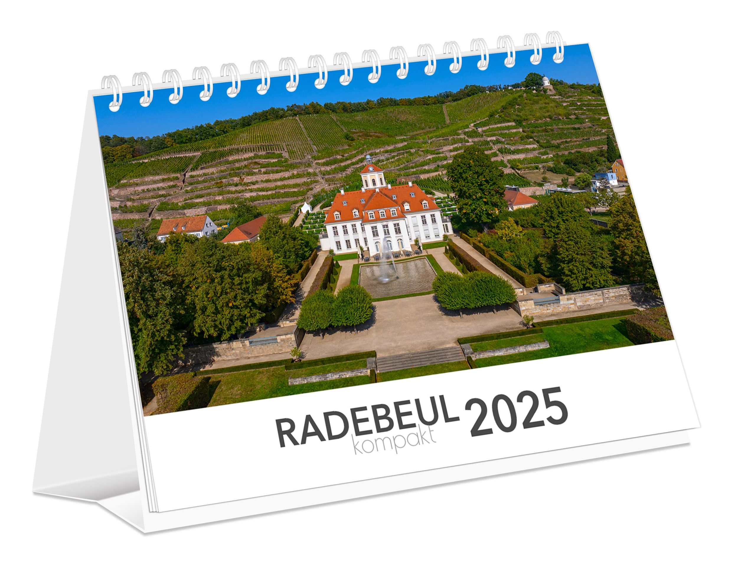 Cover: 9783910680852 | Radebeul kompakt 2025 | 21 x 15 cm weißes Kalendarium | Verlag (u. a.)