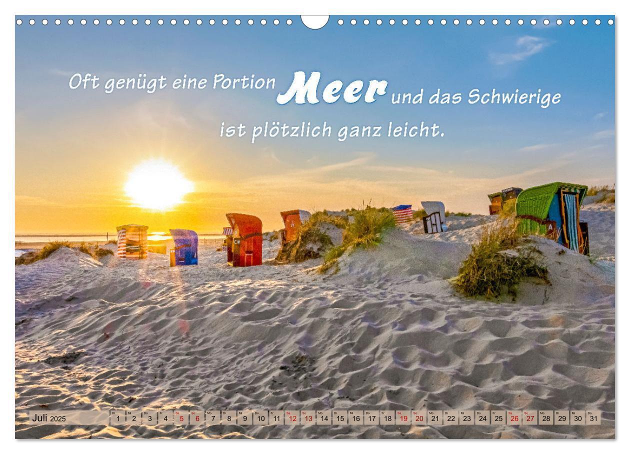 Bild: 9783435053421 | Sehnsucht zum Meer (Wandkalender 2025 DIN A3 quer), CALVENDO...