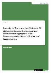 Cover: 9783656275312 | Literarische Texte und ihre Relevanz für die Leseförderung:...