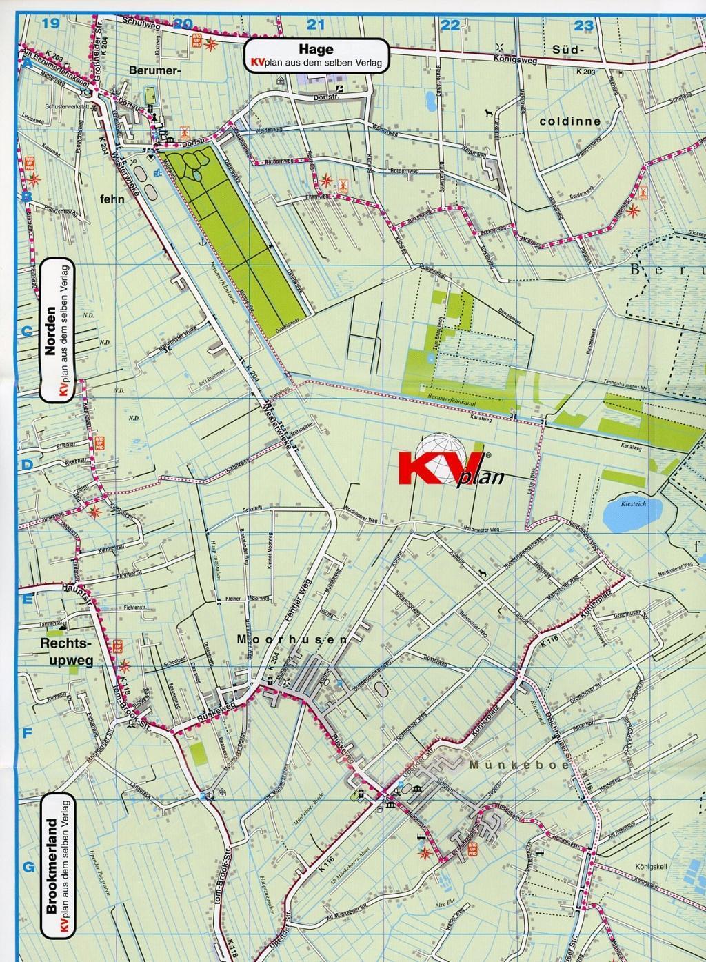 Bild: 9783896416667 | Aurich, KVplan, Radkarte/Freizeitkarte/Stadtplan, 1:25.000 /...