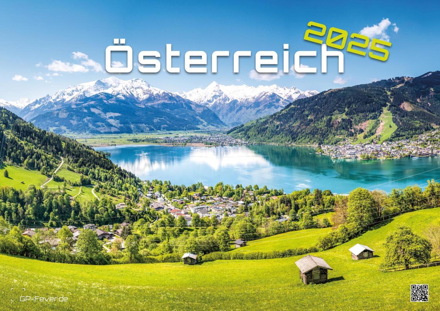 Cover: 9783986733810 | Österreich - 2025 - Kalender DIN A2 | GP-Fever. de | Kalender | 2025