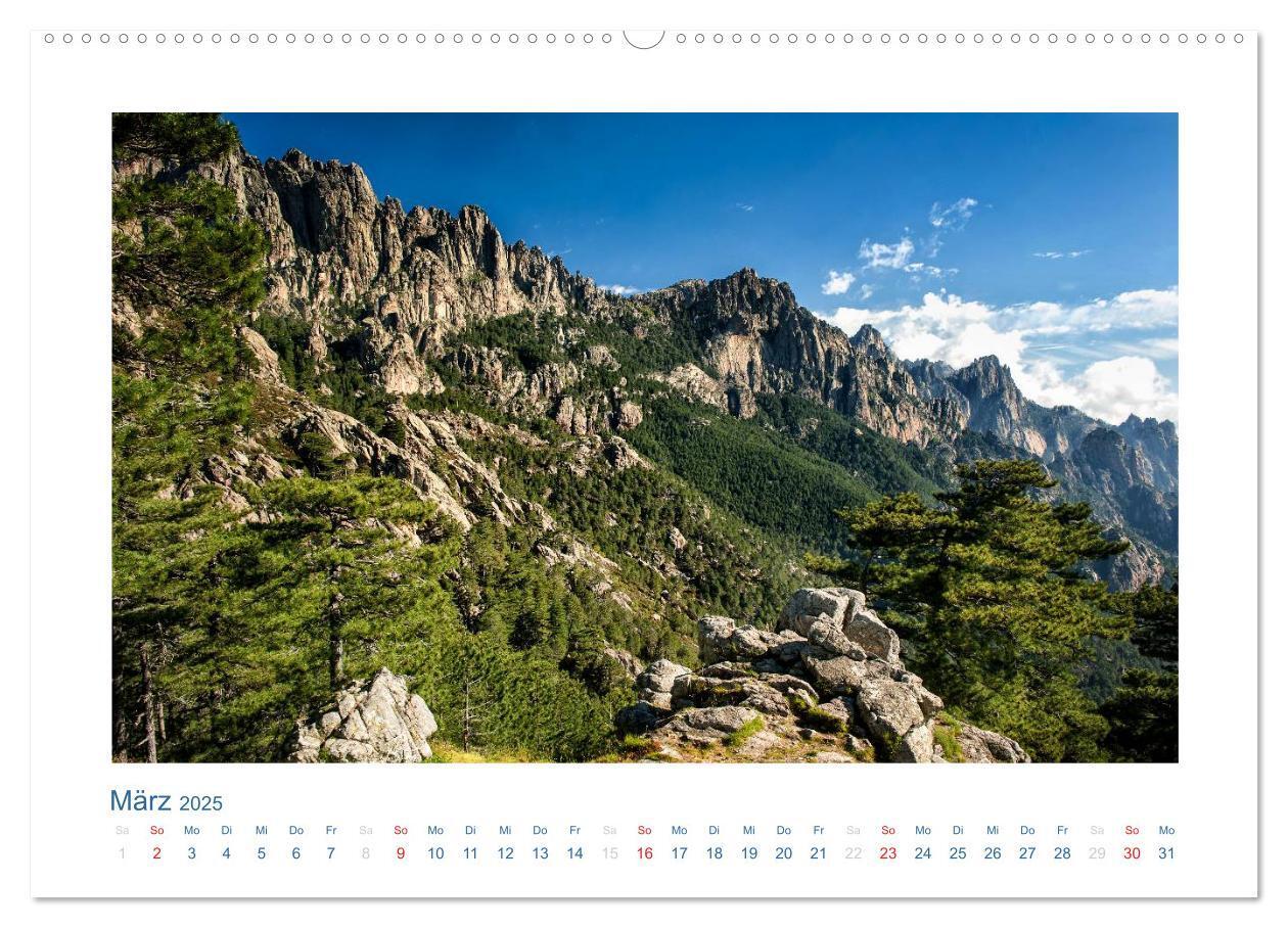 Bild: 9783435796786 | Korsika 2025 (Wandkalender 2025 DIN A2 quer), CALVENDO Monatskalender